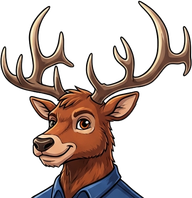 Mr. Elk Exteriors mascot